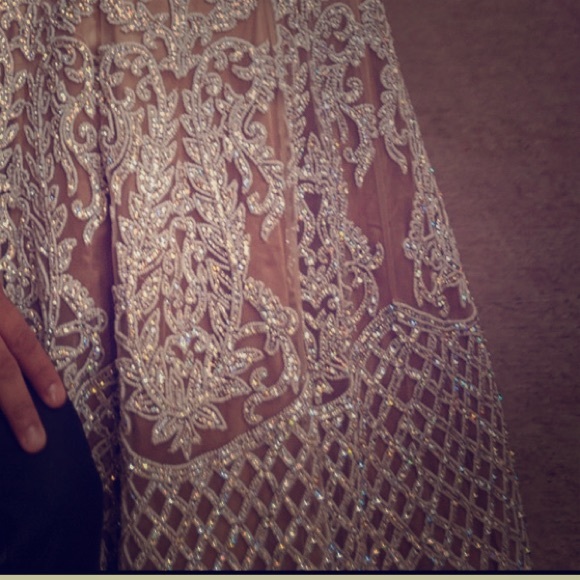 Beautiful beaded gown/outfit/lengha